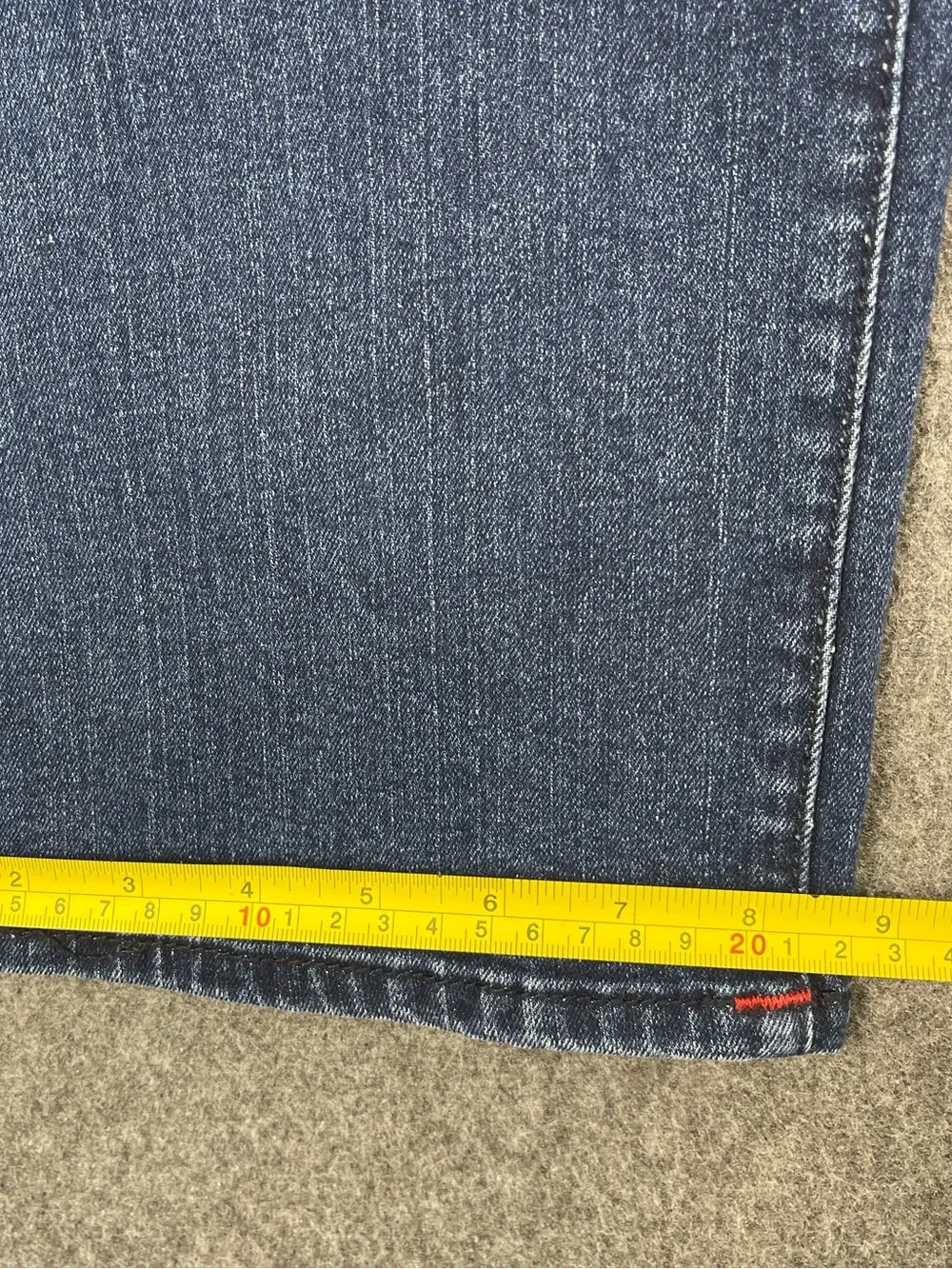 True Religion Men's 36x33 Ricky Relaxed Straight Leg Dark Wash Blue Jeans